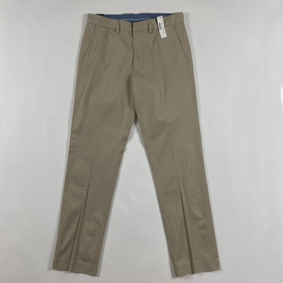 J. Crew Other - NWT J.CREW Bowery Classic Fit Pants Mens 32 x 34 Cotton Khaki